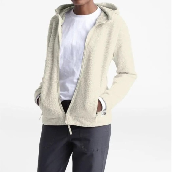 The North Face•Sibley Fleece Hoodie•Cream•Size Medium - Picture 1 of 10